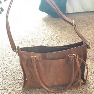 Real leather purse